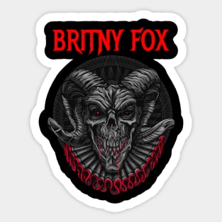 BRITNY FOX BAND Sticker